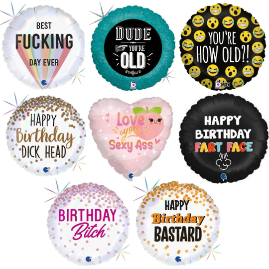 R Rated Balloon's (Assorted Designs)